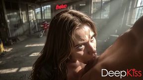 new biker bitch from the neighborhood with big tits gave me a blowjob. she worked her tongue like a pro, just like a real whore[ai]