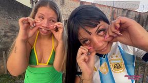Best Friends Making Silly Faces - by Morgana and Yasmin Brisa - Part 2