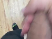 Tranny finally got caught at work!