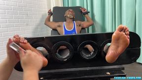 Sexy Jessi Feelers Gets A Hard Dick During Tickle Torment