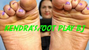 Goddess Kendra’s Foot Play BJ