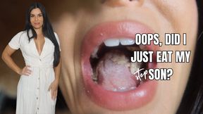 Oops, did I just eat my stepson? | Unaware giantess vore - OnlyVanessa