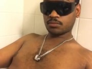 Relaxed in hot bubble bath