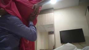 Telugu Anu Aunty in sexy Pink dress