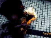 Furry Yaoi - Demond Wolf and Cute Fox Yiff 2/2