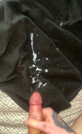 Cumming on My Mates Work Fleece