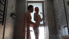 Quick shower with my roommate
