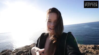 MALLORCA Vlog Part II - Blowjob + HUGE FACIAL on a PUBLIC beach