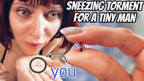 Tiny man deep inside my nose and SNEEZE with him