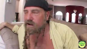 Tia Tanaka Models but Gets Roughed Up by Two Guys