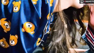 Stepsister gave me a fellatio and then she will kiss her BF. LoL