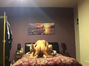Couple makes their first hardcore home porn video in the bed