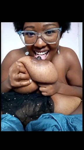 Masturbation and squirting, chubby girl cums hard and is crazy about cock