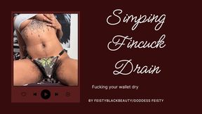 Ebony Goddess Drains the Weak Leaking Fincuck - Findom Paypig Audio Only