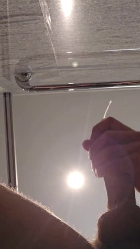 Emotional moment from "He lets his big young Russian cock cum a lot of white cum"