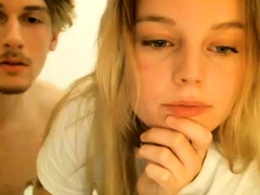 Blonde teen fucked hardcore in this free video