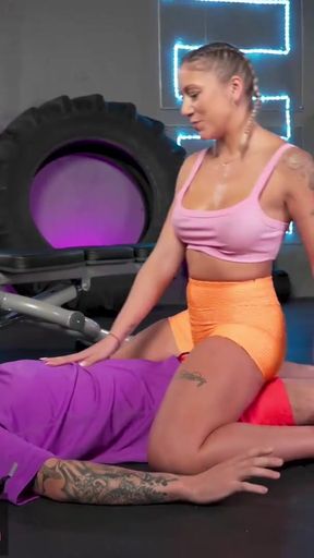 Must-see moment from &quot;Fitness Rooms Big tits thick French milf yoga teacher&quot;