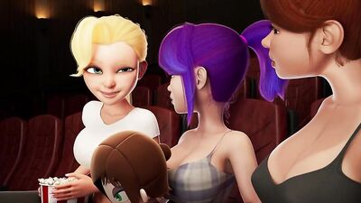 Futanari Friends go wild with cumshots & double penetration in animated hentai orgy
