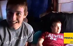 straight guy trys to suck friends cock