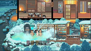 Yukiya Hot Spring ~The Waters of Fertility [Hentai game PornPlay] Ep.3 onsen cuckold orgy