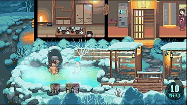 Yukiya Hot Spring ~The Waters of Fertility [Hentai game PornPlay] Ep.3 onsen cuckold orgy
