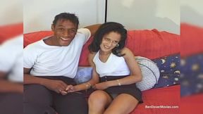 Omar's behemoth ebony rod ravages a diminutive petite lass