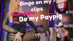 Goddess’s Clip Whore Training – Your official entry into clip addi**n hell