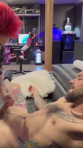 First Time Anal with My Step Stepbrother for Me and It Was Hard Because My Ass Was Virgin