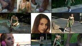 Jessica One Shoe Nylon & Sock Adventure - Gimping to Safety (HD 1920 X 1080)