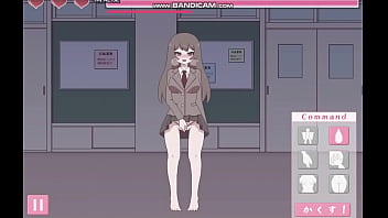 私立女子高生露出チャレンジ