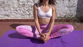 Busty Yoga Instructor Counts Down to Ass Cumshot