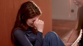 My Friend Got Dumped, I'll Cure Her with Lesbian Love and My Tongue. 4K HD Tim Team