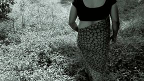 Hot Stepaunty Fucking Pussy in Forest Doggy Style