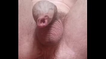 I cum hard from a big bottle in my anus and stick my fist into my torn ass