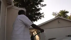 My wife an experienced ebony woman with big tits gets her