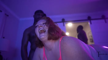 Big beautiful redheaded Julie Ginger receives multiple hard penis&#x1F346; thrusts during a wild group sex scene.