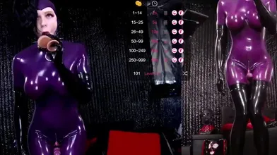 Live Trans In Latex Show