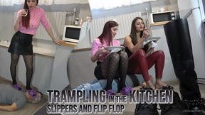 LADY SCARLET - TRAMPLING IN THE KITCHEN - SLIPPERS AND FLIP FLOP mobile