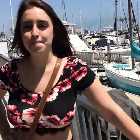 Lanie morgan&#039;s big tits get fast and furious fucking during porn auditions