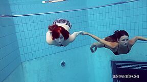 Katrin Privsem and Lucy Gurchenko underwater babes