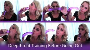 Deepthroat Training Before Going Out MP4 4K