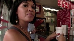 Pawg Latina Pickup and Fuck by y. Guy at Street Casting