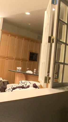 Gorgeous Brunette Gets Loose During A Party And Has A Threesome Fuck   Clip 2