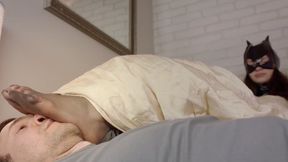 To Be Below Amber Feet Is A Dream Come True - Graphite Pantyhose - Part 1