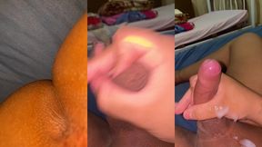 batendo punheta e gozando muito ?