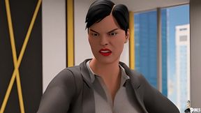 Female Executive accepts long dicked by her boss in the office