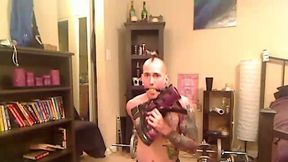 American Model Gabriel Bondage Show