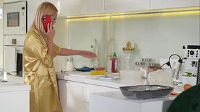 Cherry Kiss Trades Cucumber &amp_ Banana for Repair Men&rsquo_s Cocks GP2364