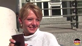 Sexy Blonde Whore Fucking Her German Neighbor