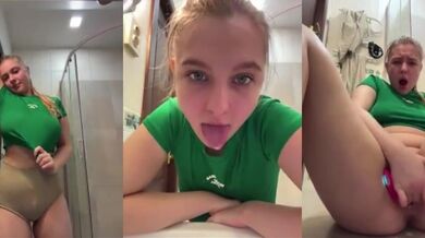 Creampie real orgasm close up